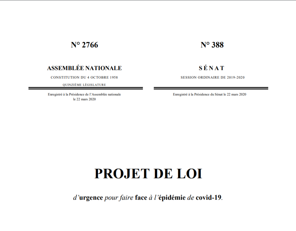 Loi d’urgence : les principales dispositions économiques et sanitaires