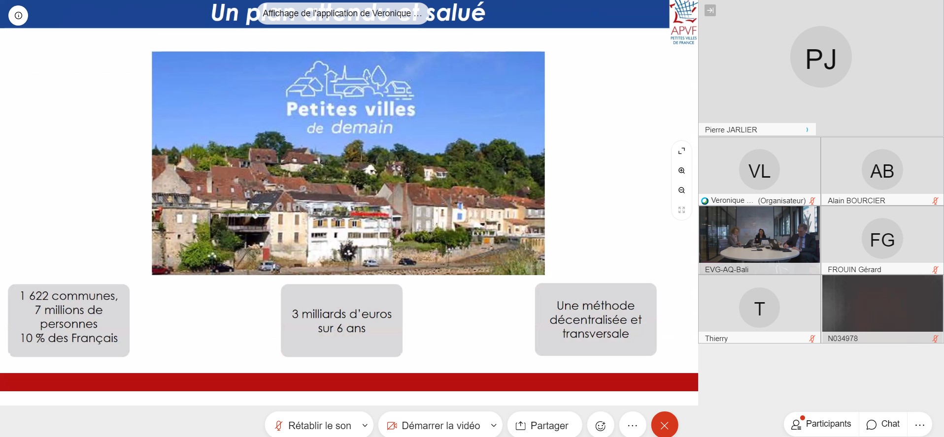 Petites Villes de demain : L’APVF présente les attentes des territoires au Crédit Agricole