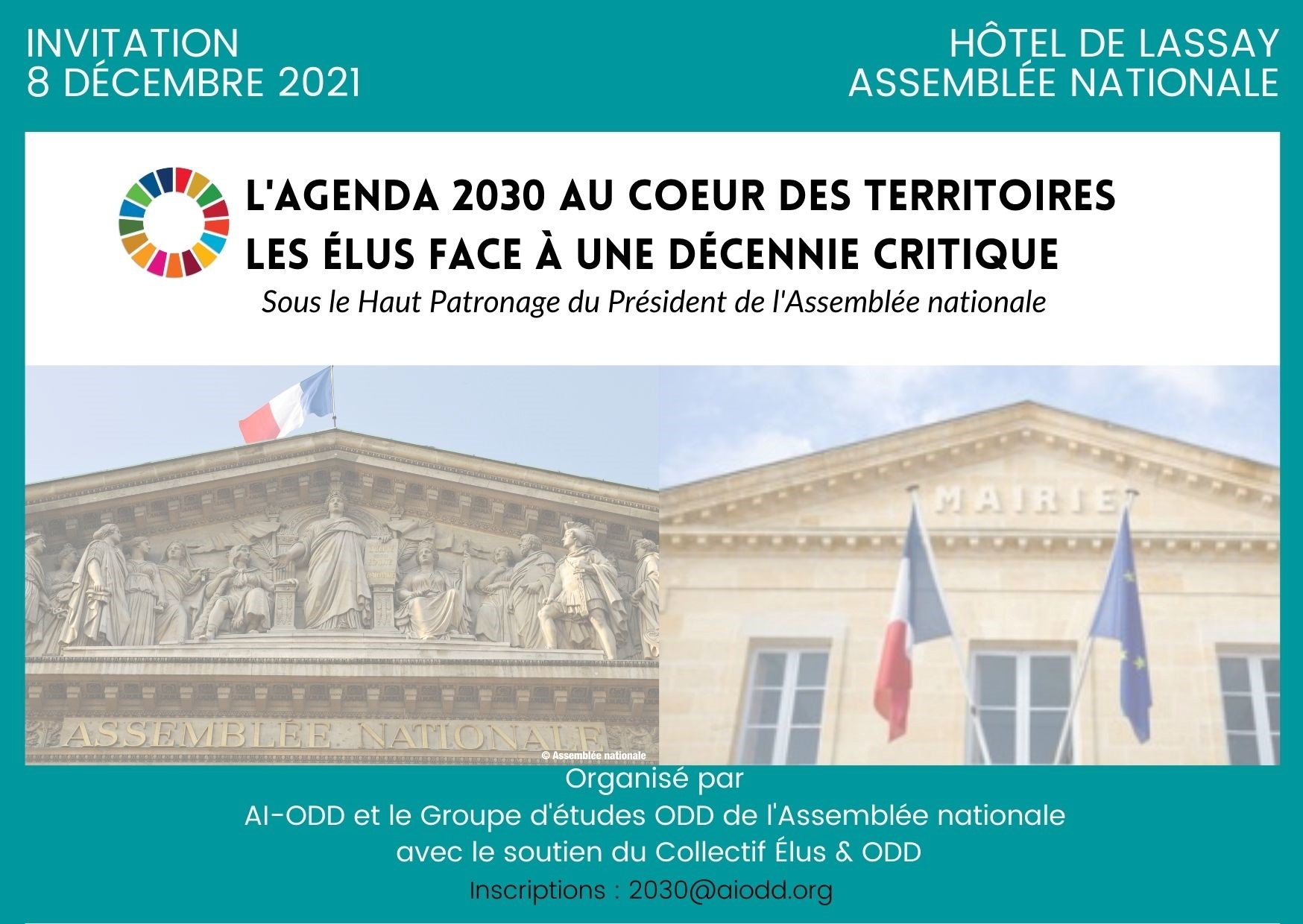 Save the date : L’APVF vous convie le 8 décembre prochain au colloque sur l’Agenda 2030