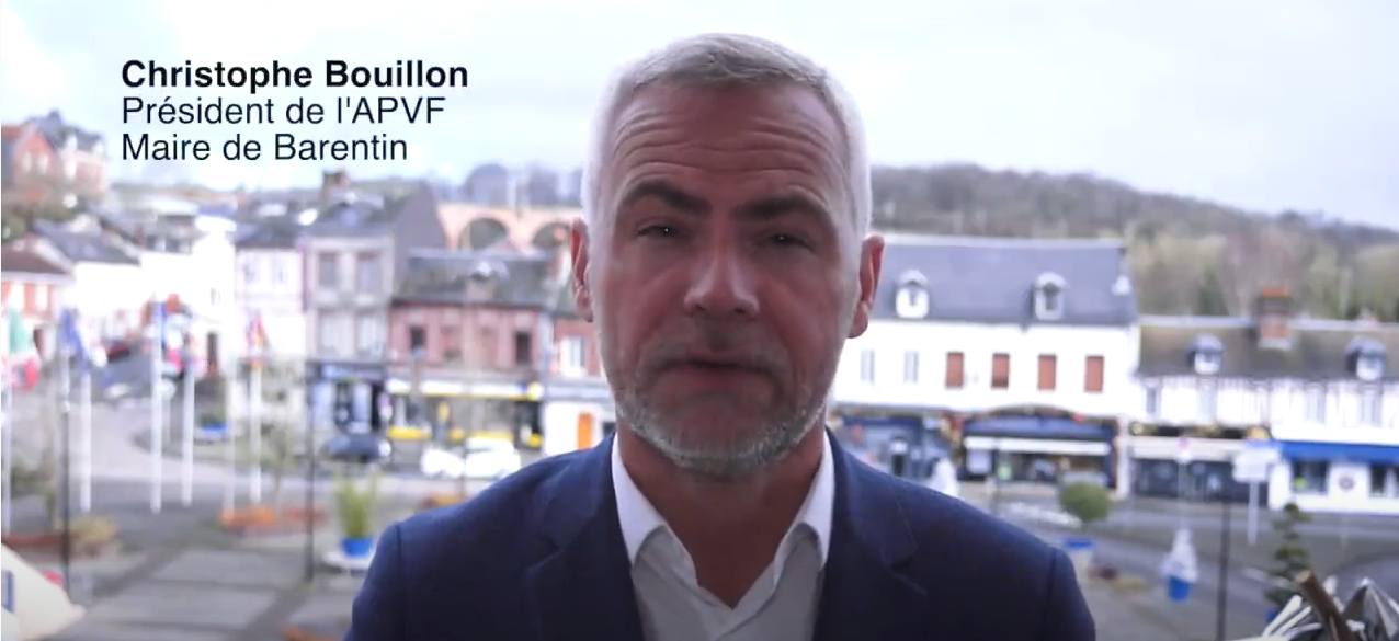 Voeux 2022 - Christophe Bouillon, Président de l'APVF et Maire de Barentin