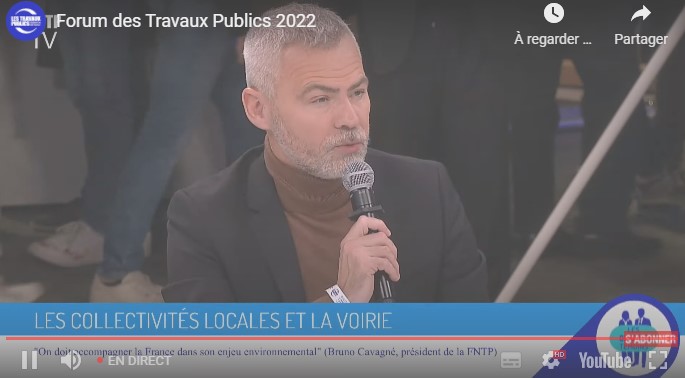 Forum de la FNTP sur la transiton écologique : Christophe Bouillon porte la voix des petites villes