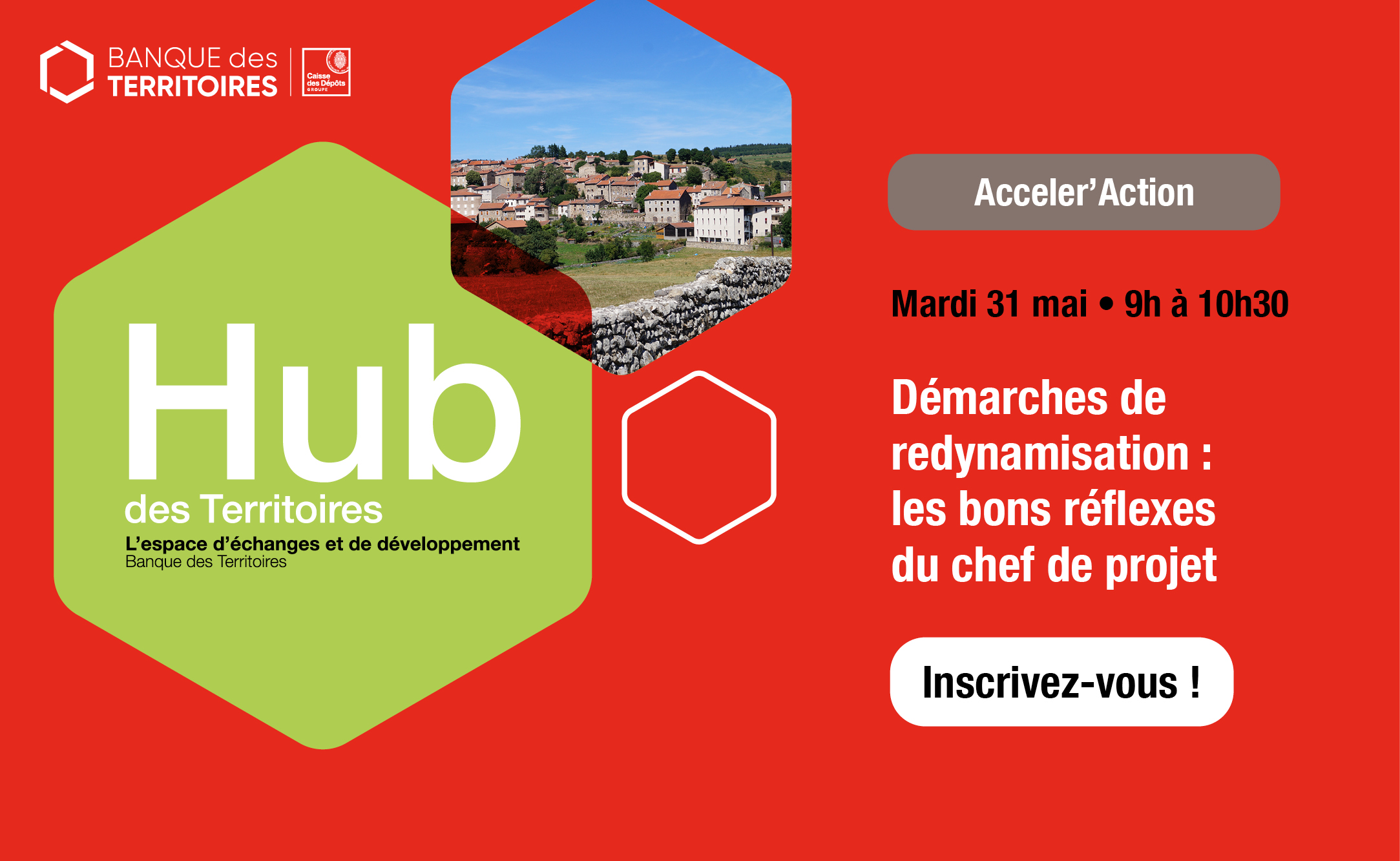  Revitalisation : RDV le 31 mai pour un nouveau webinaire de la Banque des Territoires