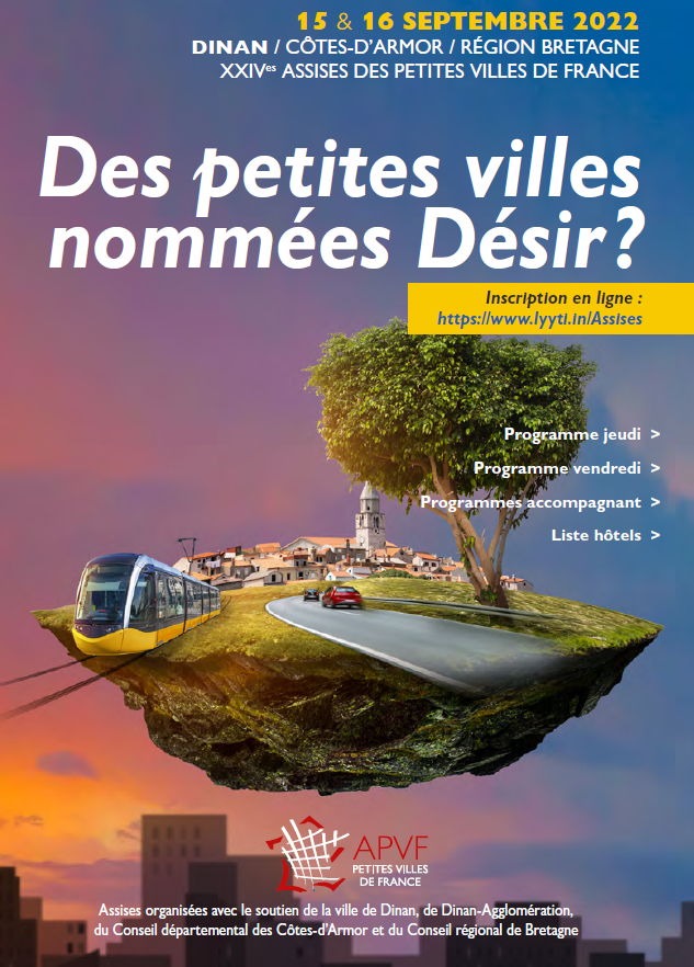 "Des petites villes nommées Désir ?" Rendez-vous à Dinan les 15 et 16 septembre !