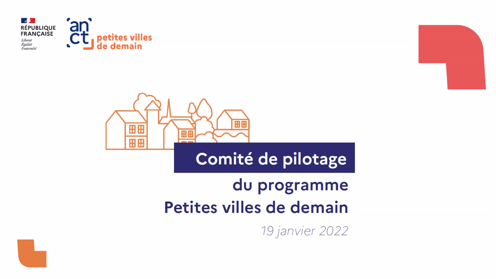 Comité de pilotage du Programme Petites Villes de Demain : 2023 année de l'opérationnalisation !