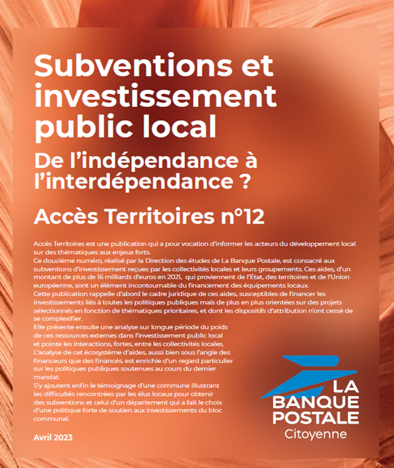 Subventions et investissement public local De l’indépendance à l’interdépendance ?