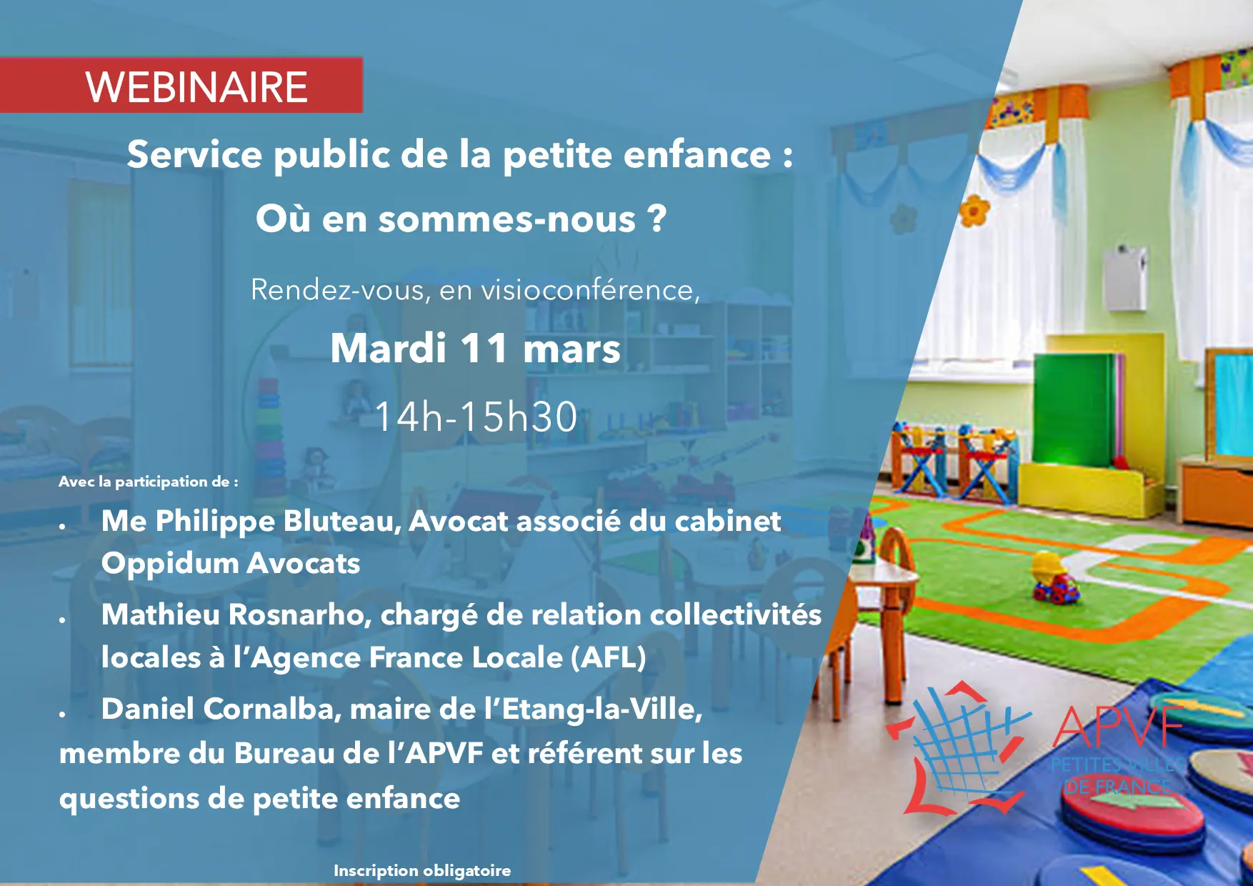 WEBINAIRE : "Service public de la petite enfance : où en sommes-nous ?"